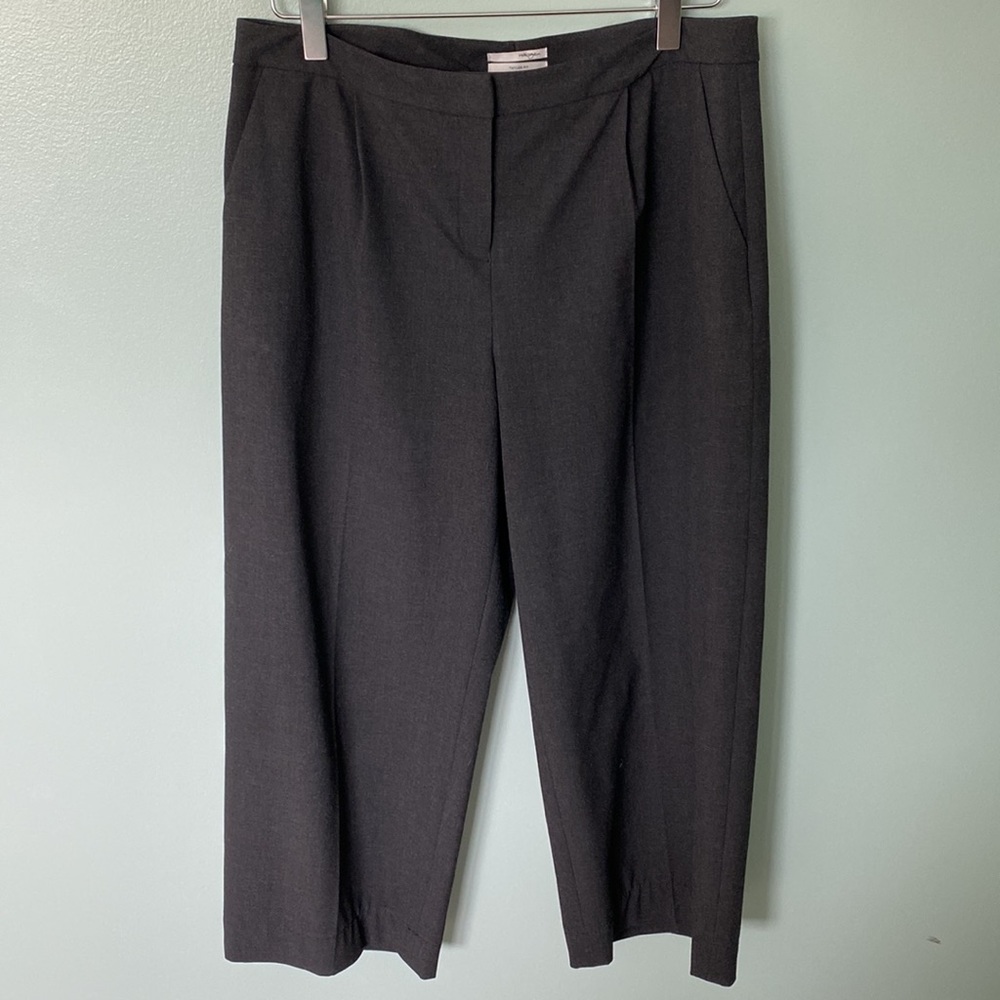 Halogen Taylor Fit Cropped Pleated Trousers